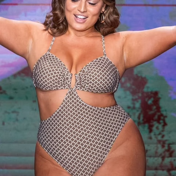 JoJo Jagger U-Ring Tie Back Monokini Swimsuit - Picture 2 of 4